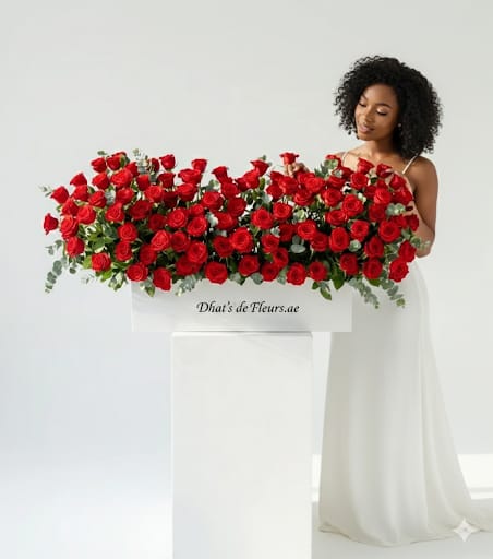 Signature Elegant Crimson Arrangement