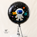 Astronaut Black Foil Balloon