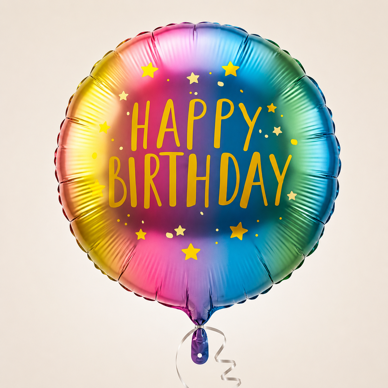Rainbow Happy Birthday Balloon