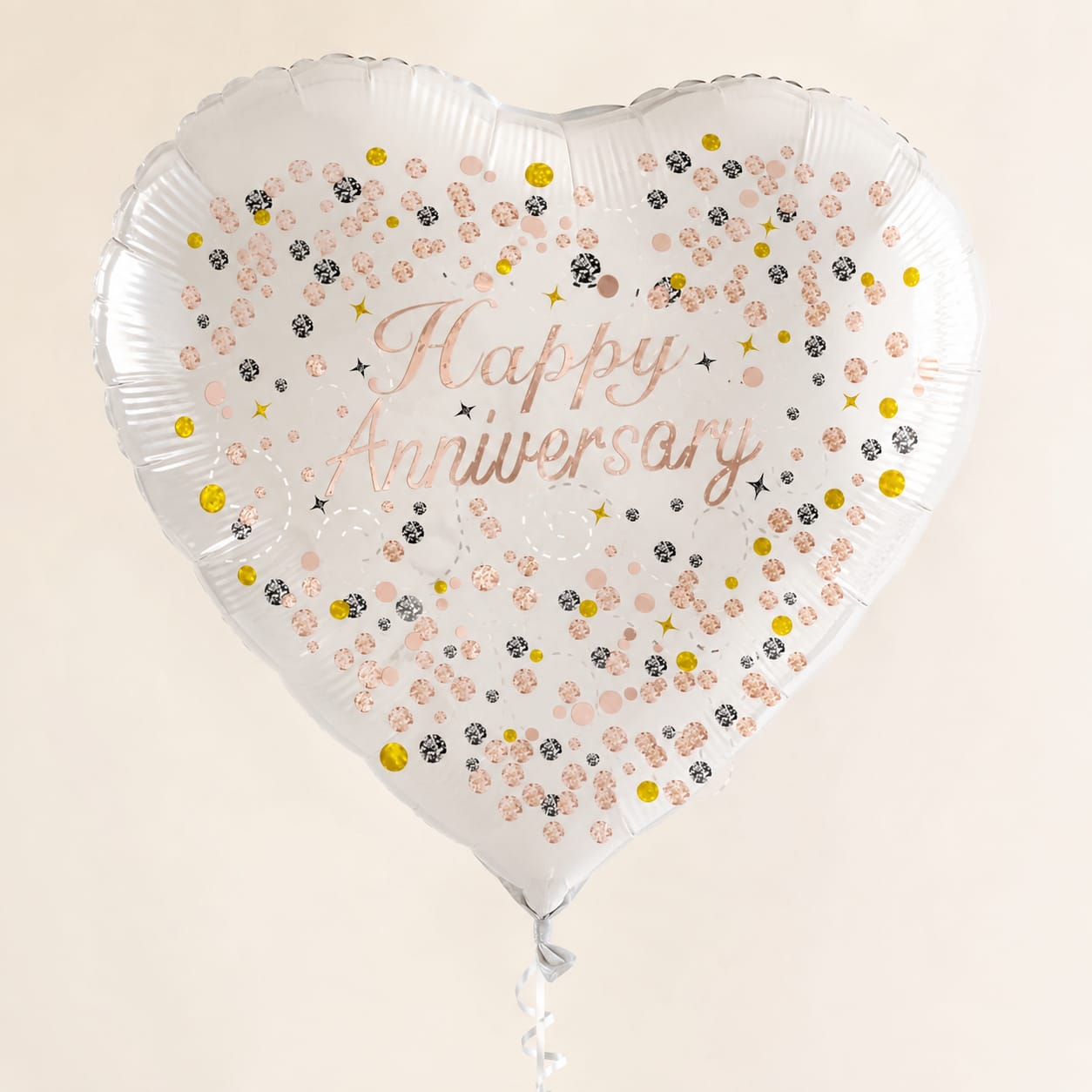 Happy Anniversary Foil Heart Balloon