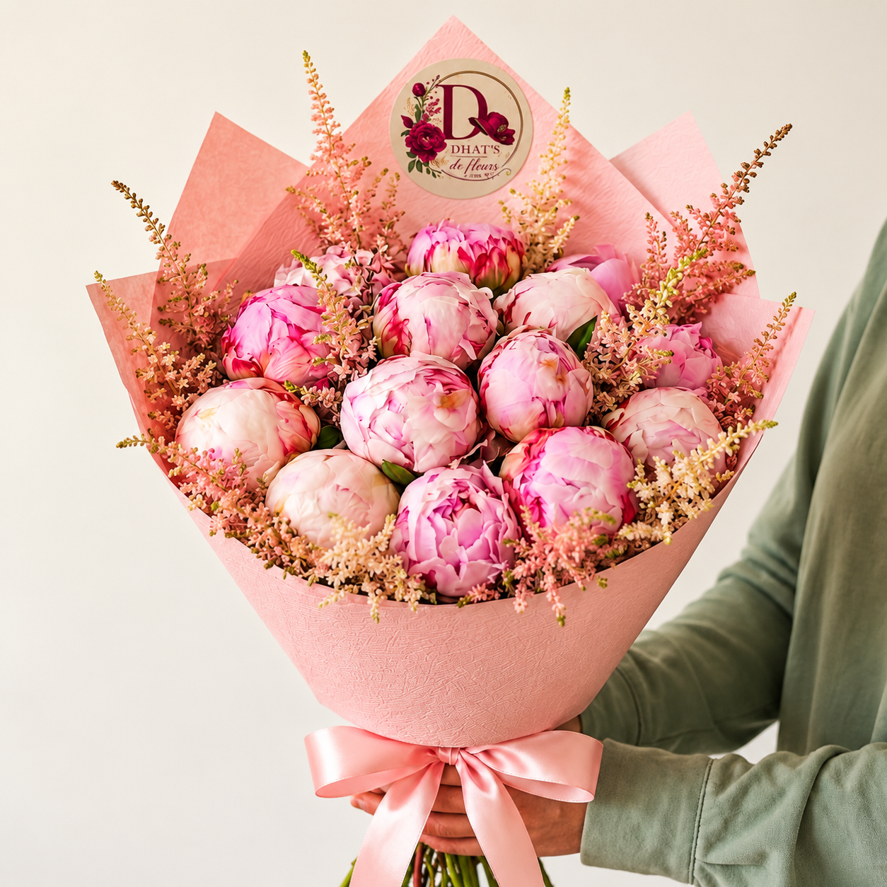 Blush Peony And Astilbe Symphony