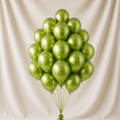 25 Natural Latex Lime Green Balloons