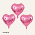 Pink Foil Heart Balloons