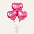 Pink Foil Heart Balloons
