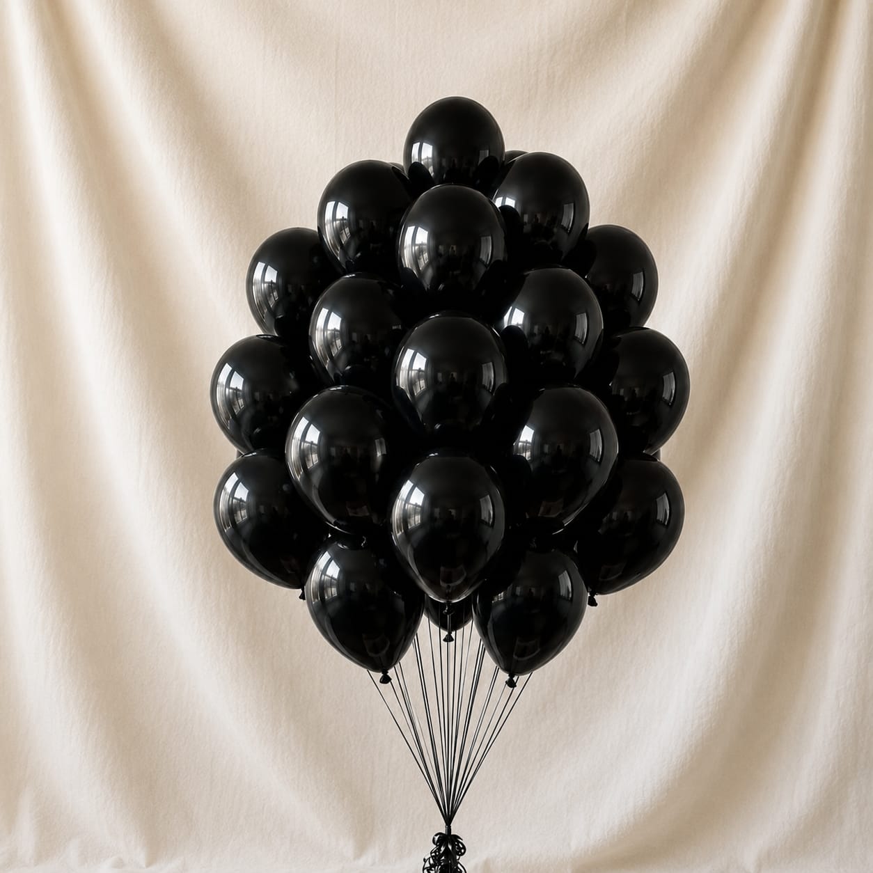 25 Pieces Natural Latex Helium-Filled Balloons