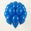 15 Royal Blue Natural Latex Helium Filled Balloons