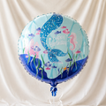 Mermaid Foil Happy Birthday Balloon