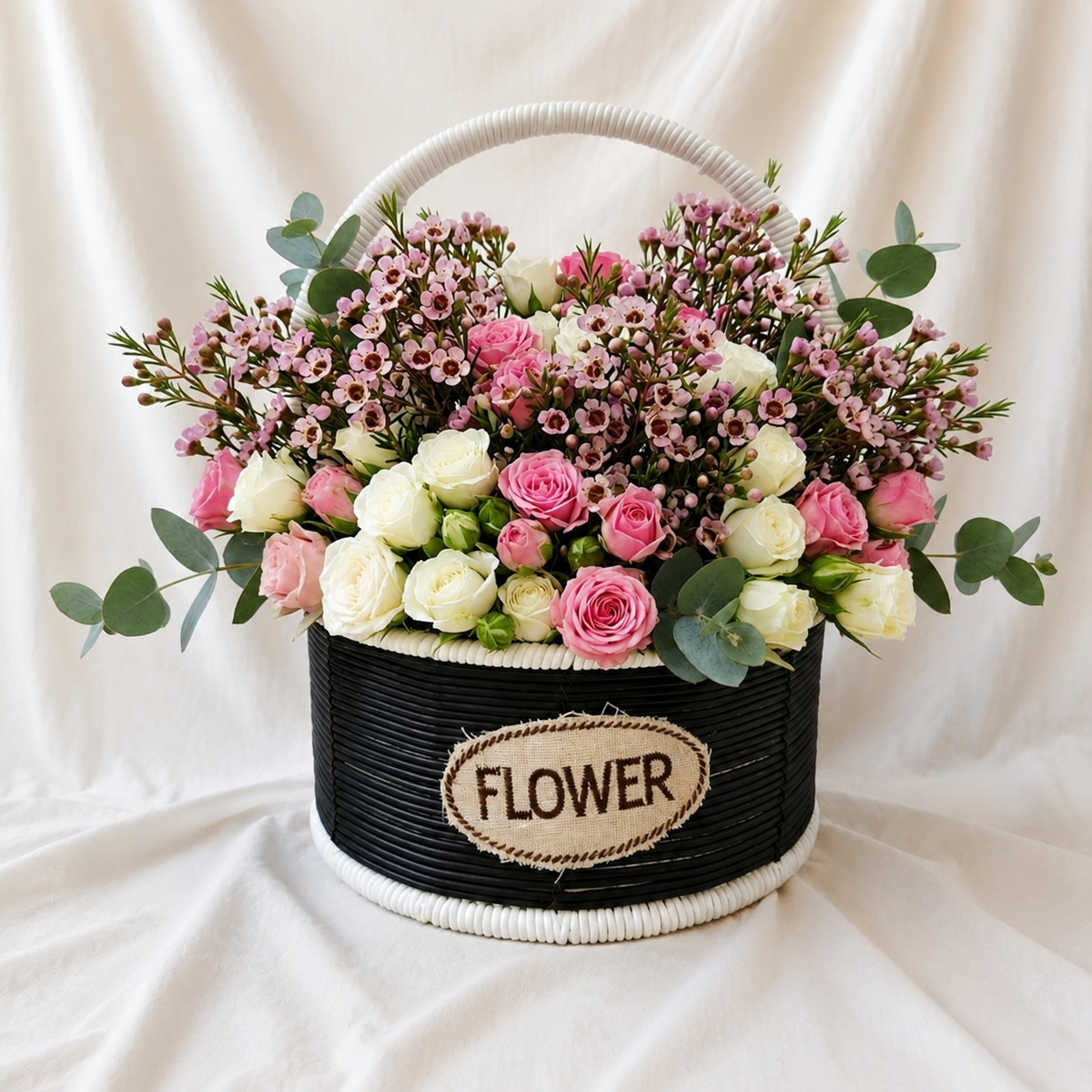 Spring Rhapsody Flower Basket