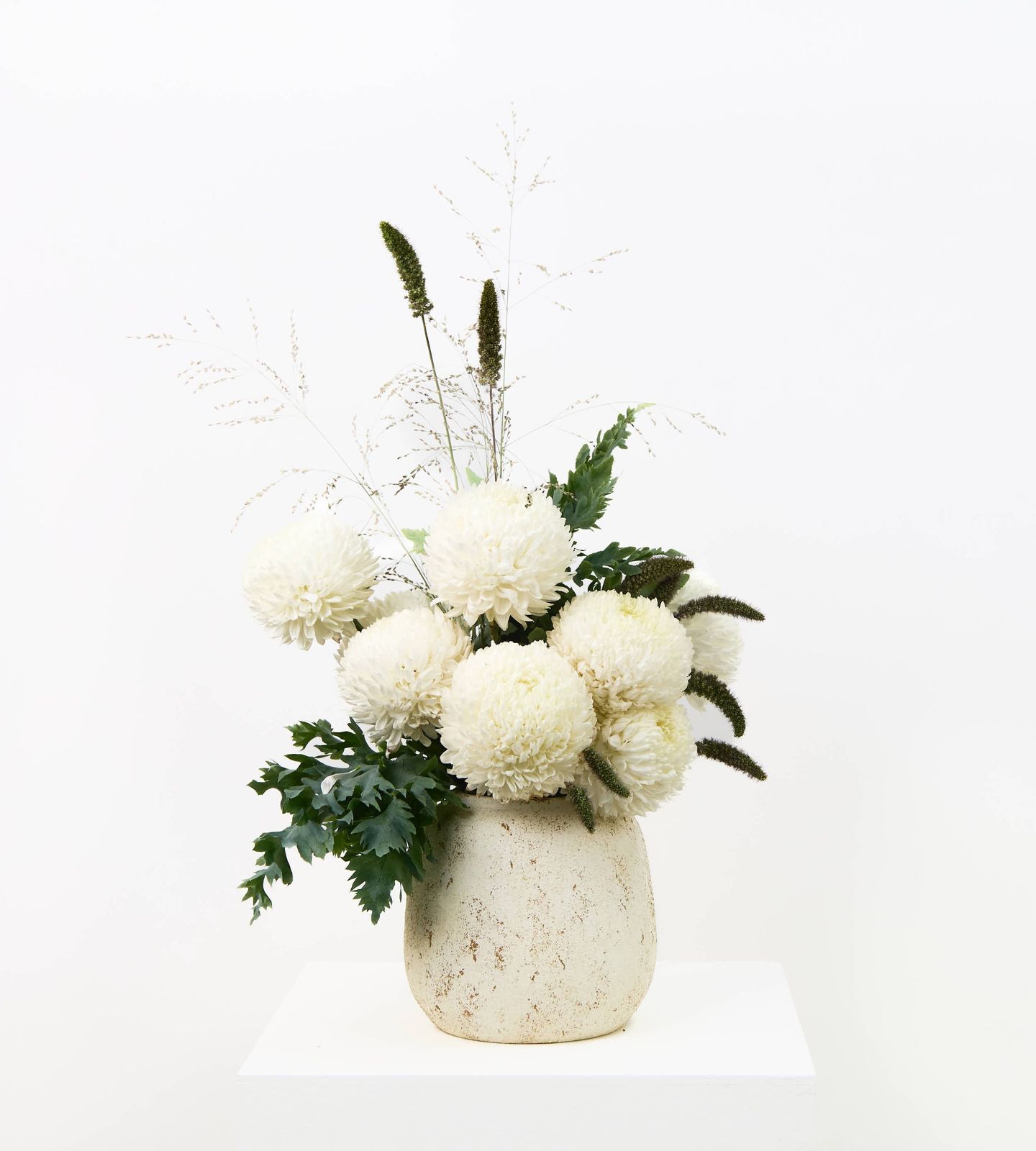 White Pom-Pom Bouquet